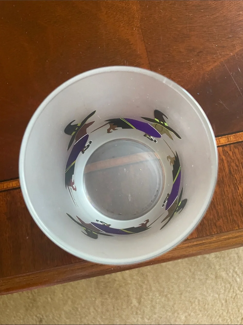 Culver Witch Dachshund low ball glass.